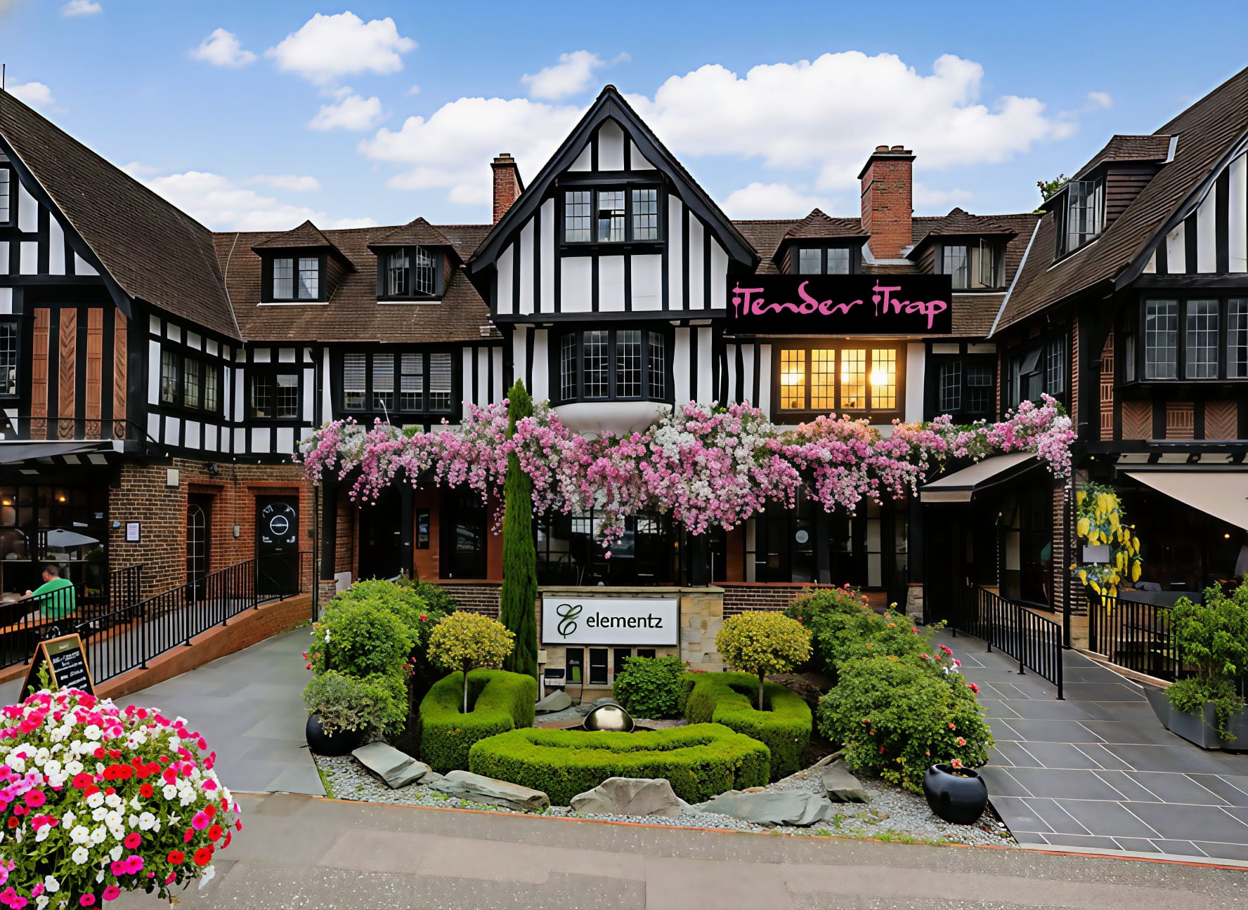 The Tender Trap shop front on Station Road East, Oxted (UK)